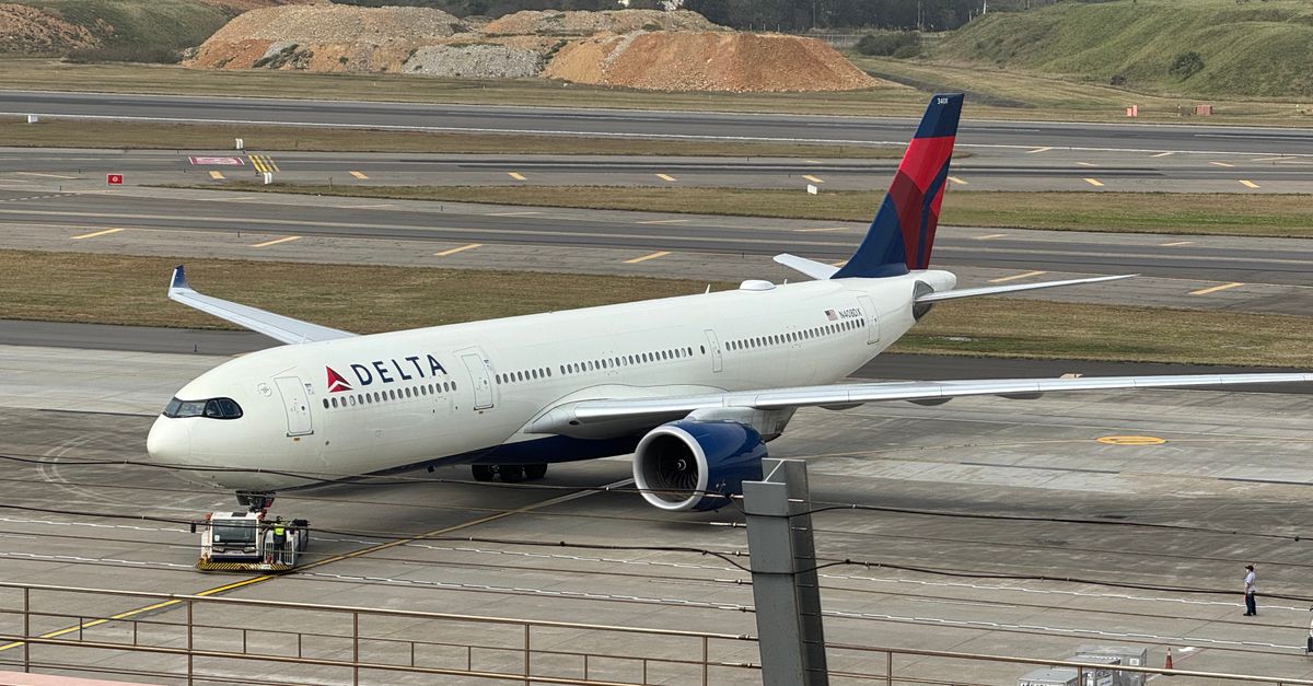 Delta Air Lines flight attendant uniform