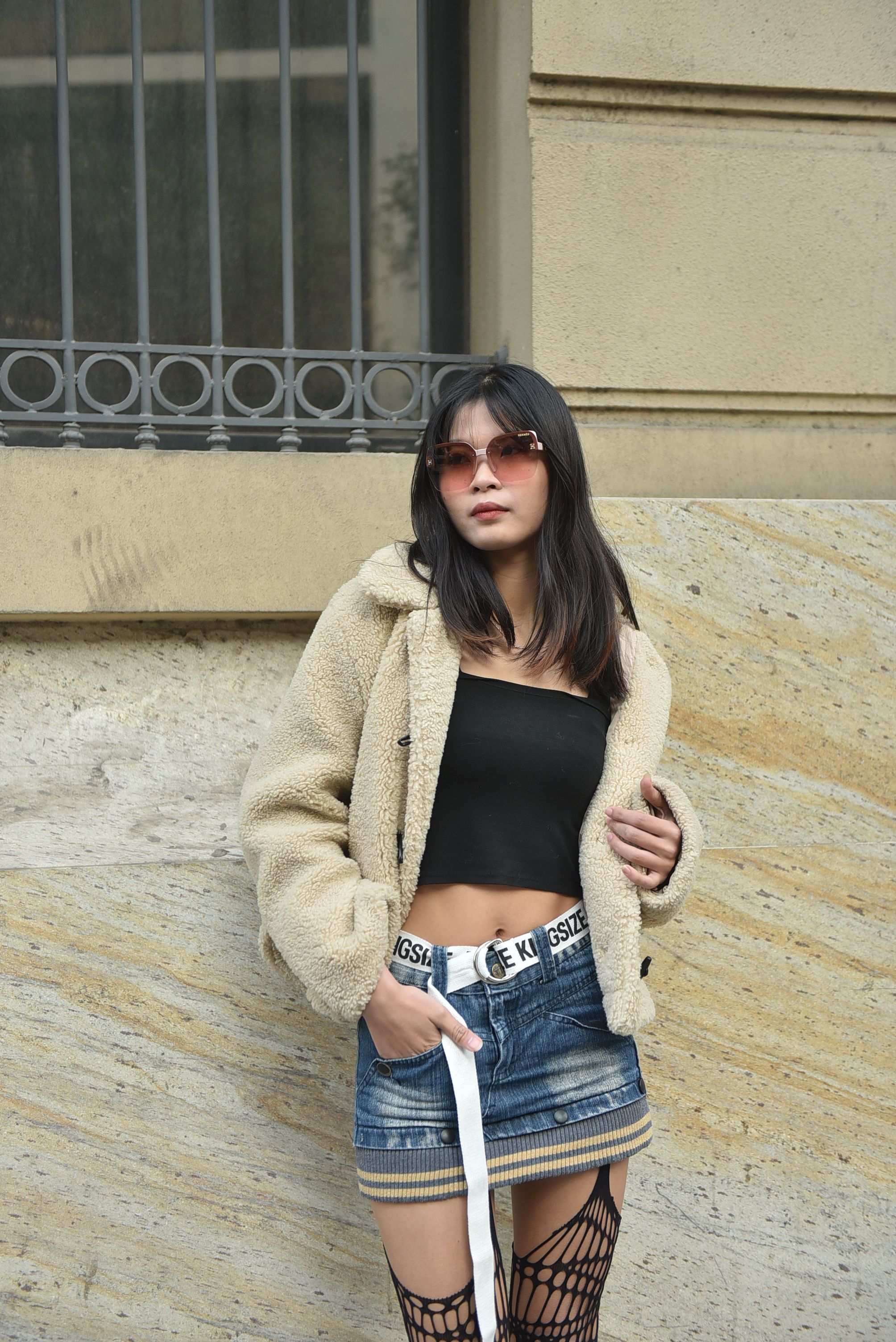 Saia Jeans Curta