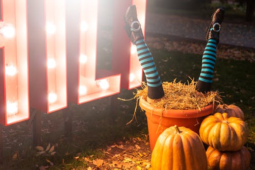 Foto De Decorações De Halloween