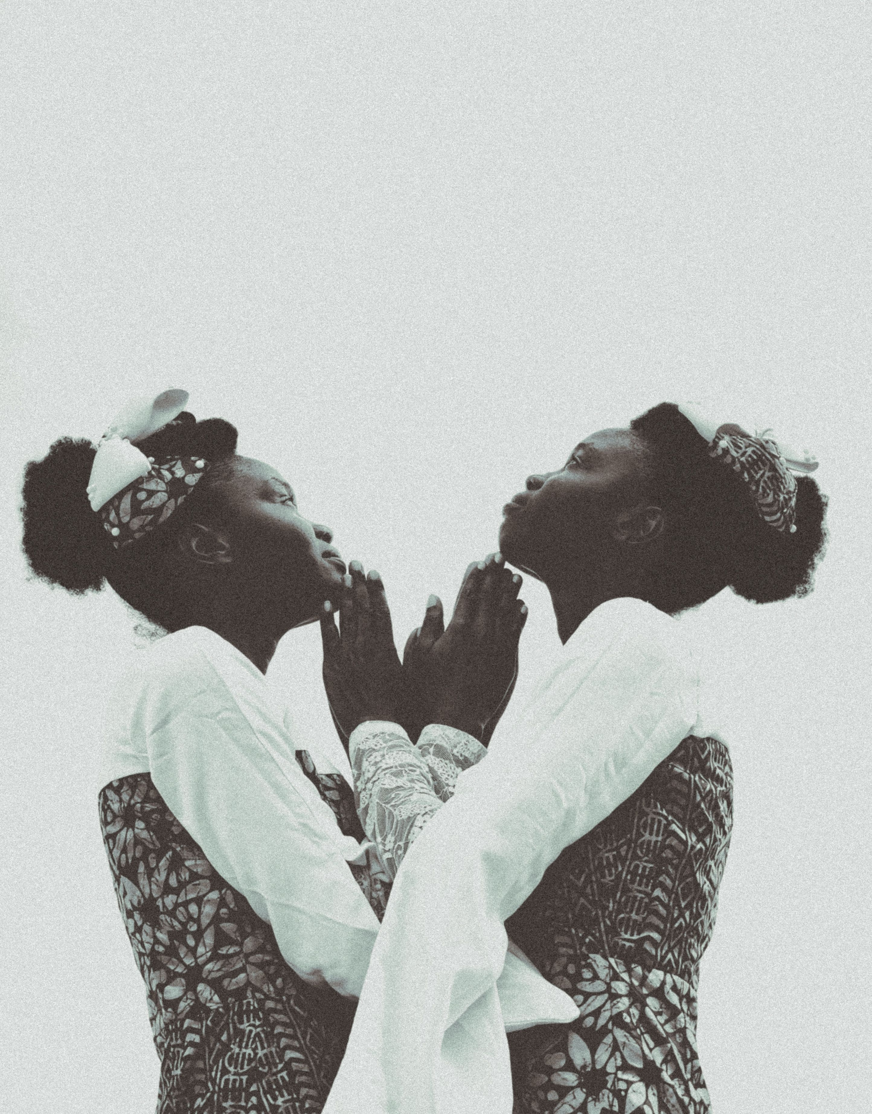 Artistic Portrait of Two Women in Traditional Attire · Free Stock Photo