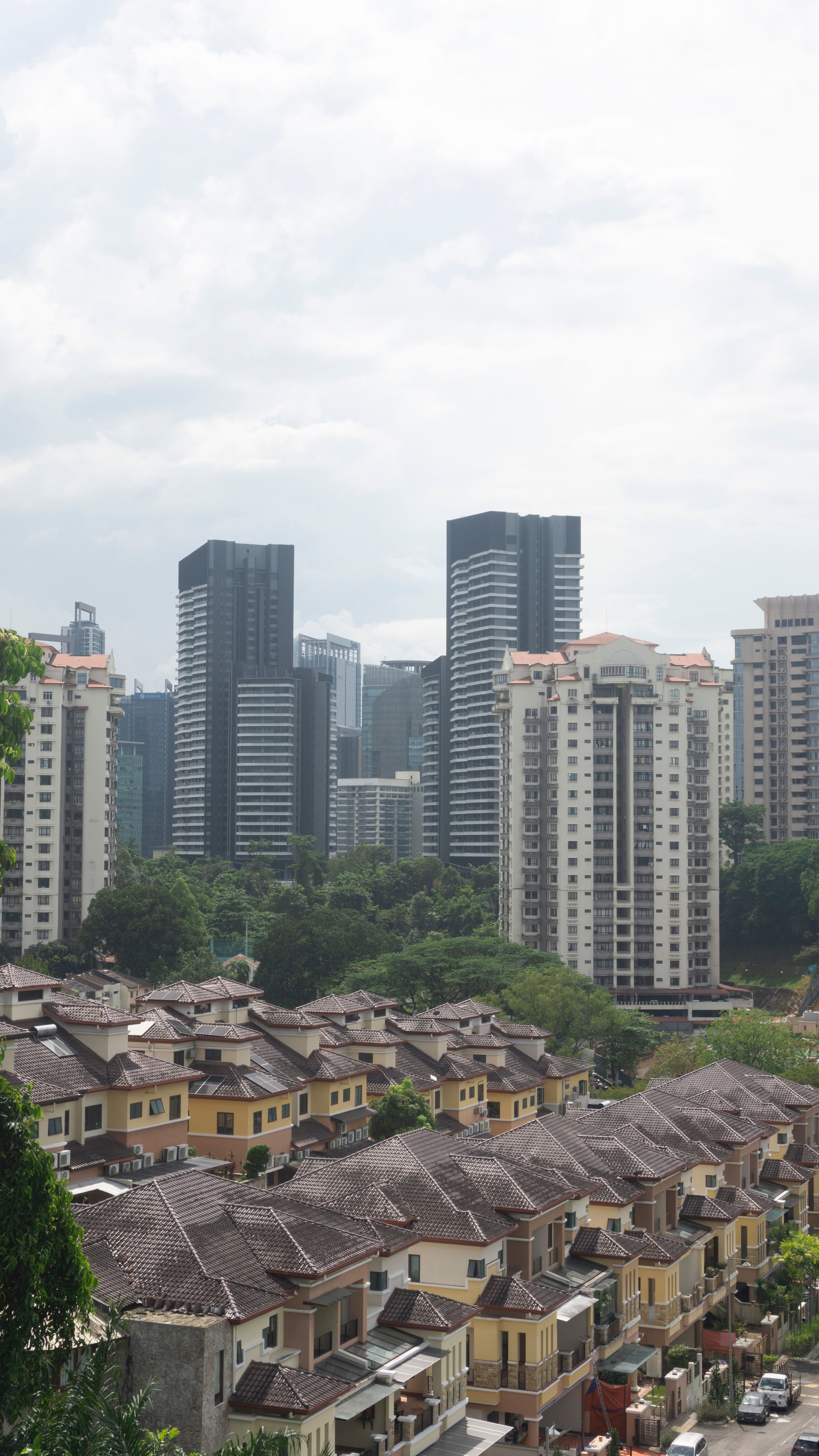 Picture of Urban Landscape with Skyscrapers and Housing · Free Stock Photo