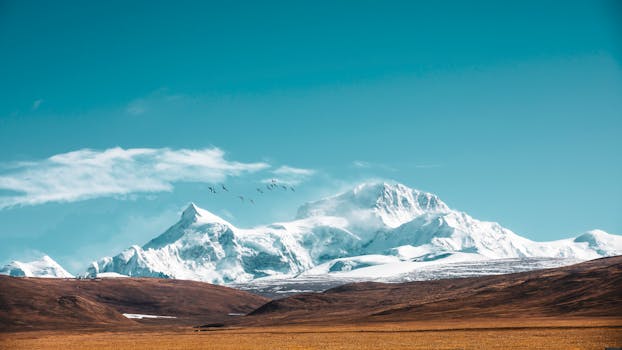 Monte Shishapangma O Xixiabangma In Tibet (8012 M)