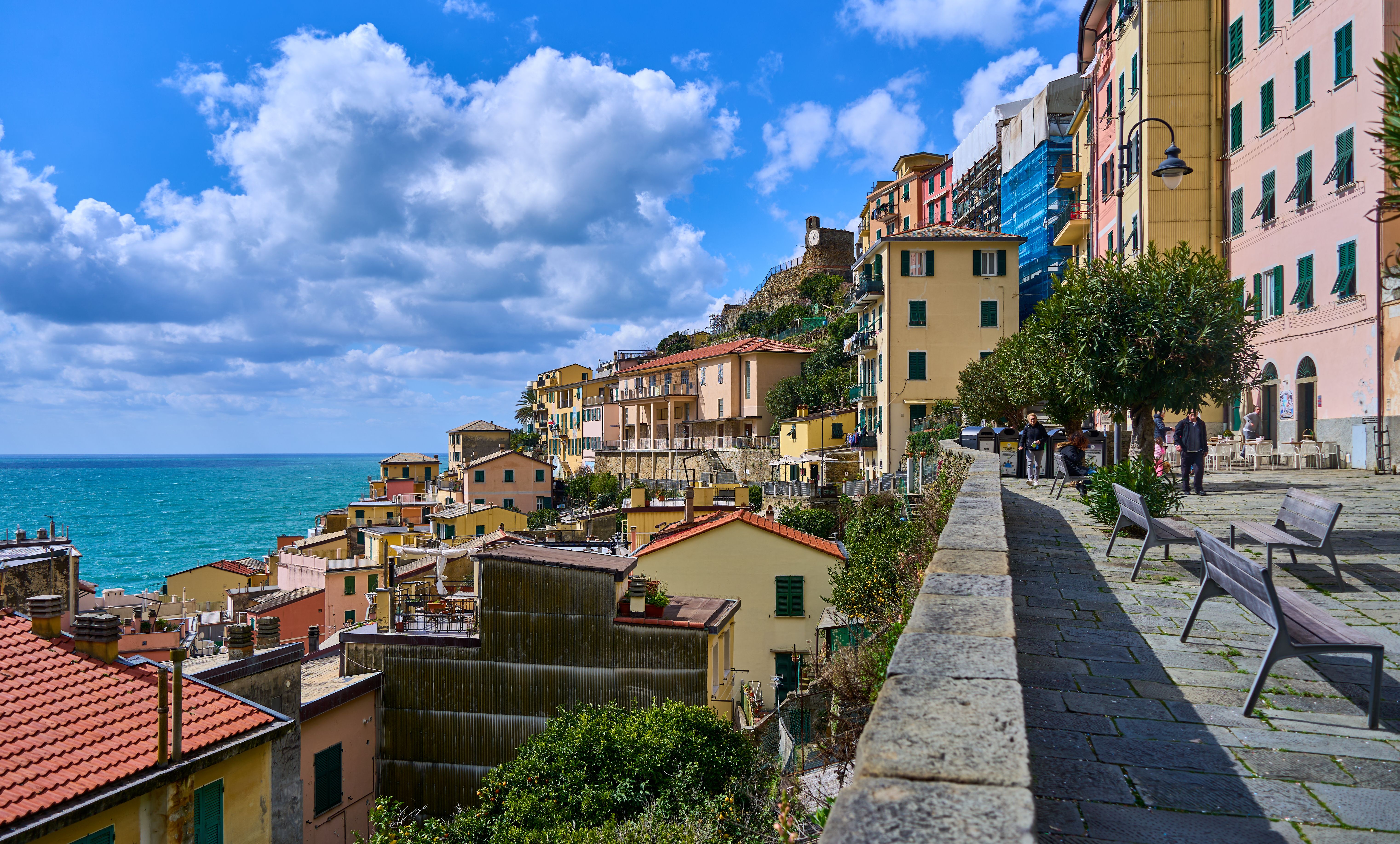 Picturesque Italian seaside village view · Free Stock Photo