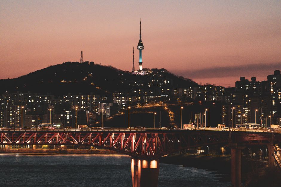 Tour Namsan et Séoul Illuminé