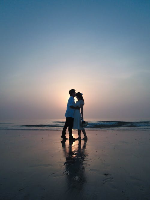 Photos gratuites de amour, baiser, bord de mer