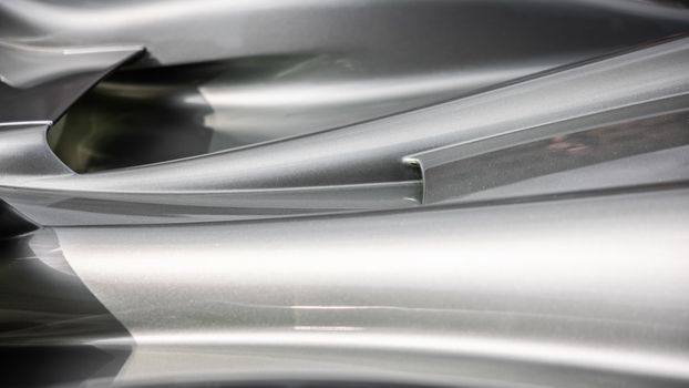 Malerische Silber – Sportwagen Wallpaper