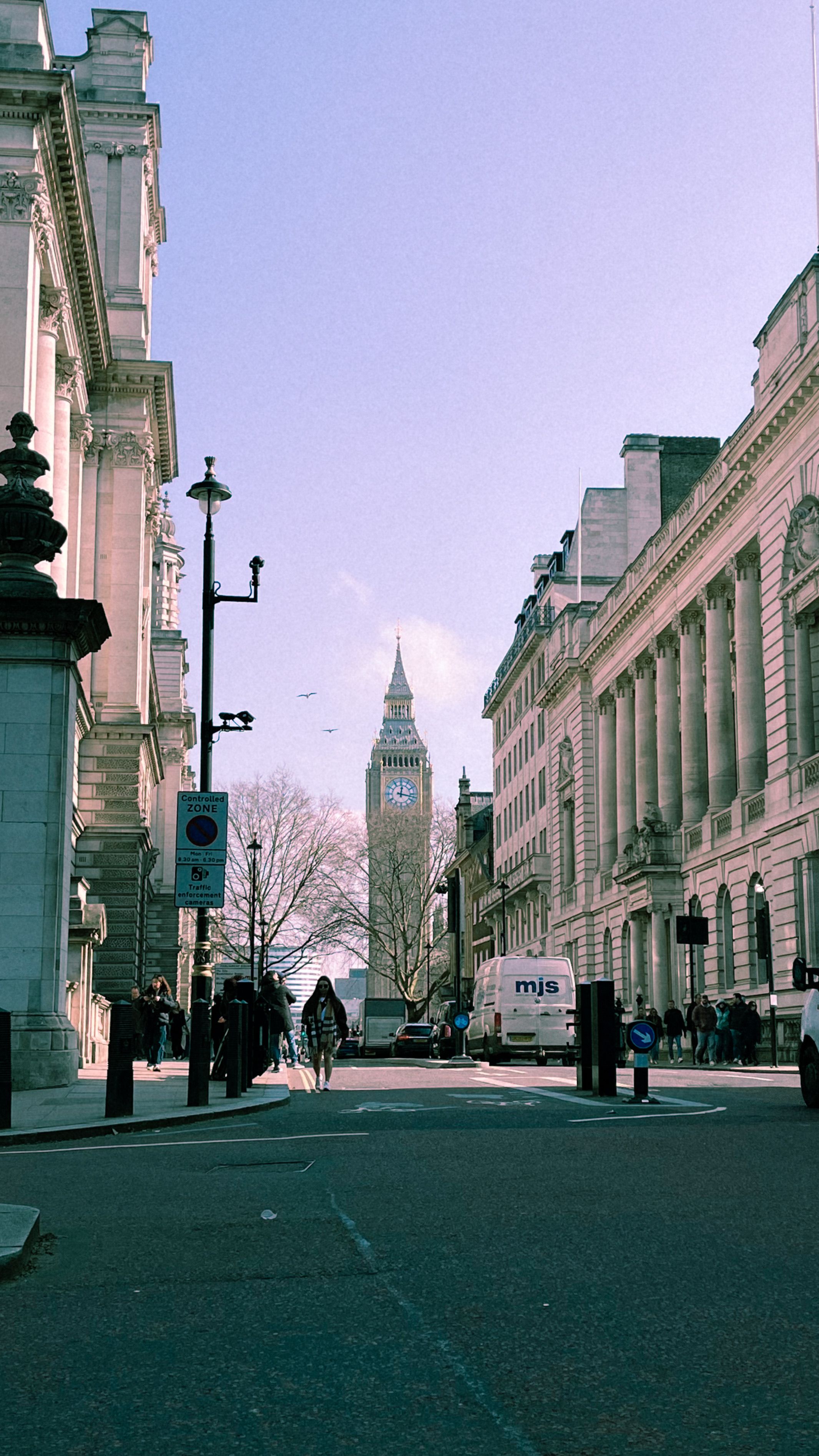 Big Ben tower in London with classic architecture