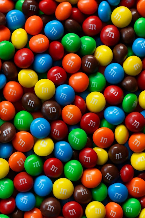Colorful Candy Assortment with M&M Chocolates · Free Stock Photo