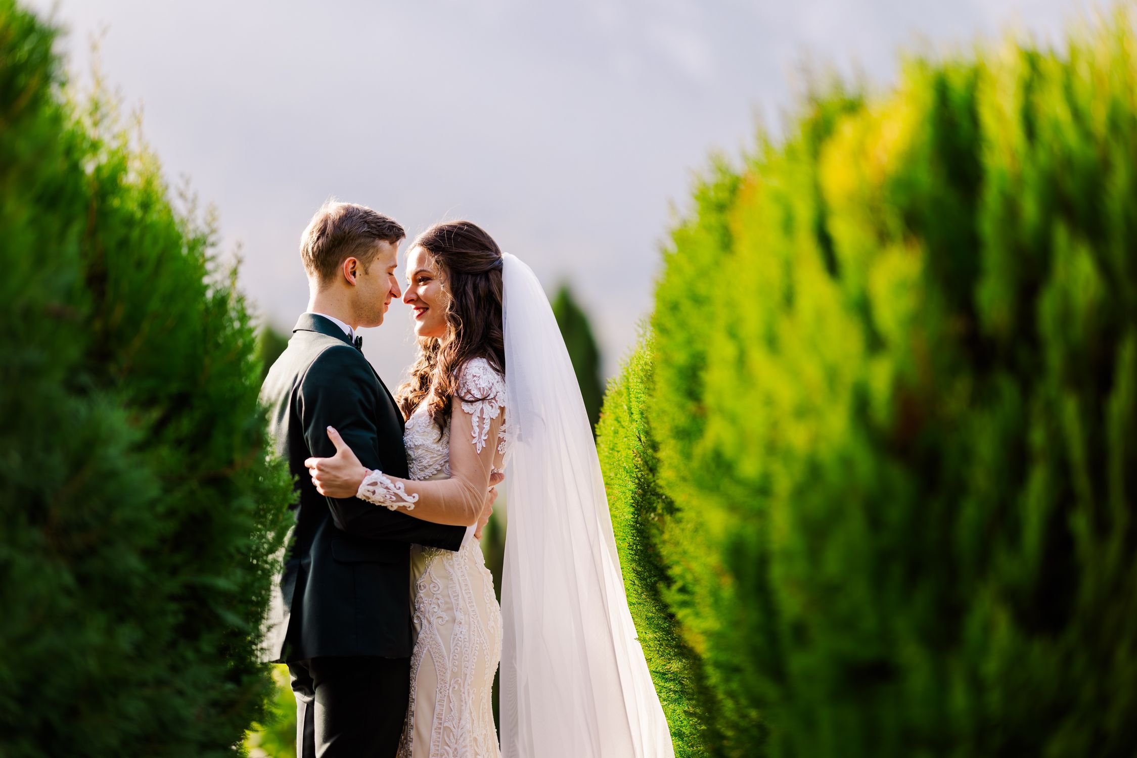 Romantic Wedding Couple Outdoor Photoshoot Free Stock Photo romantic-wedding-couple-outdoor-photoshoot-free-stock-photo