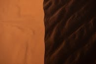 Contrast of Light and Shadow on Moroccan Sand Dunes