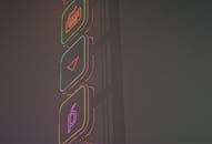 Turned on Multicolored Neon Light Signs