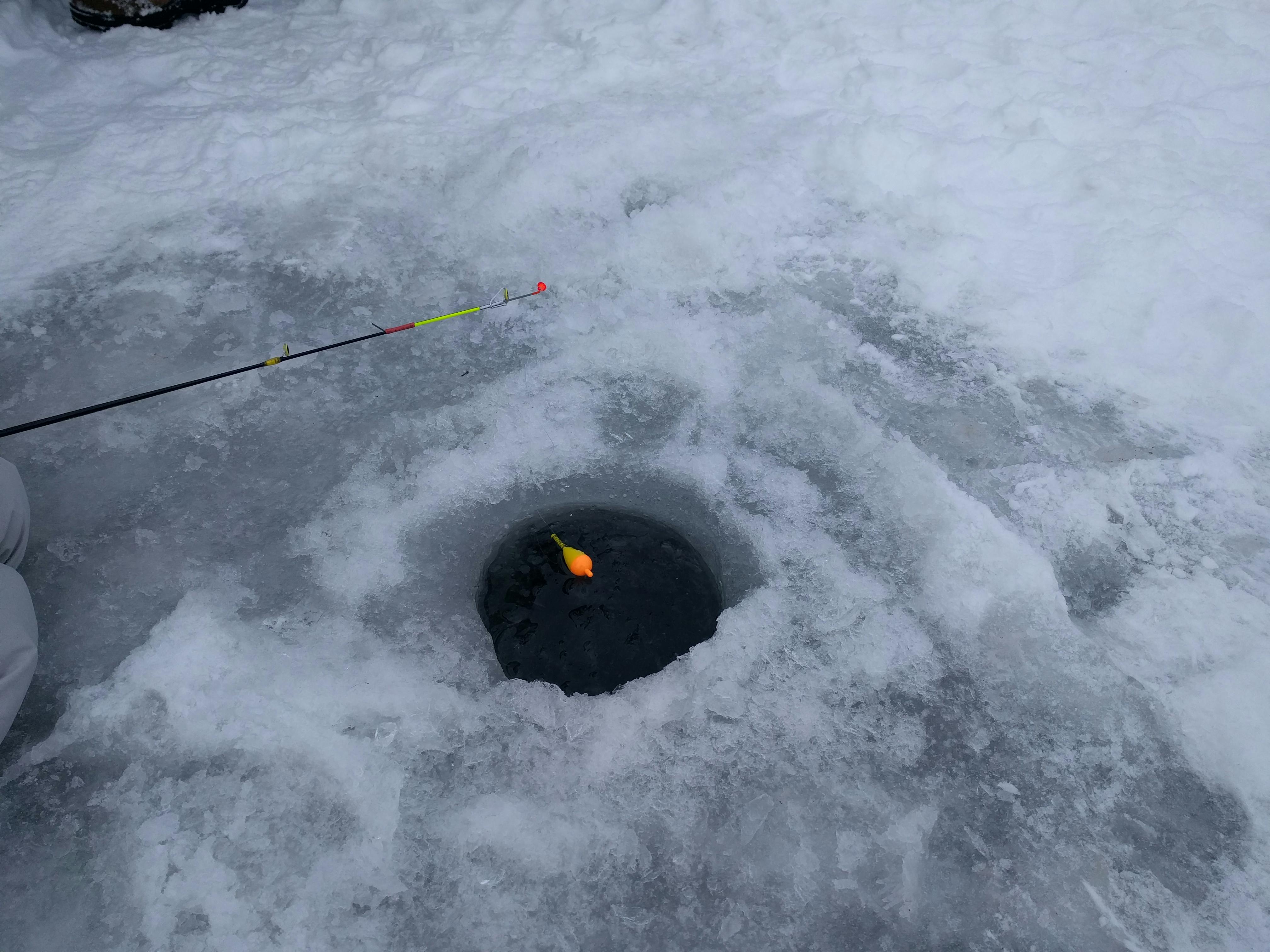 Free stock photo of ice auger, ice fishing, winter