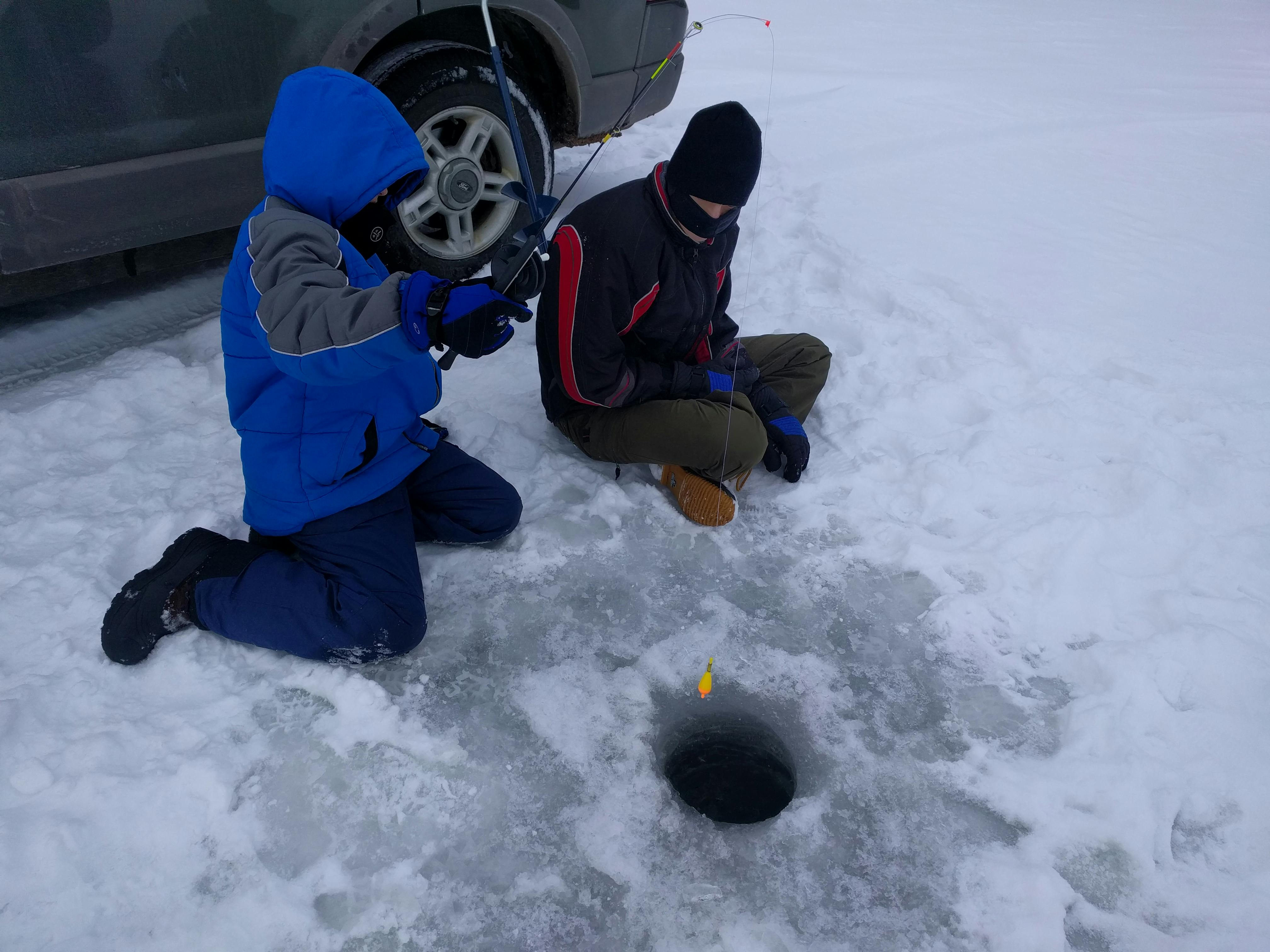 Free stock photo of ice fishing, winter