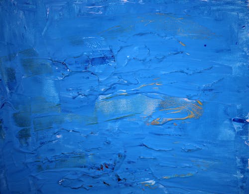 Peinture Abstraite Bleue