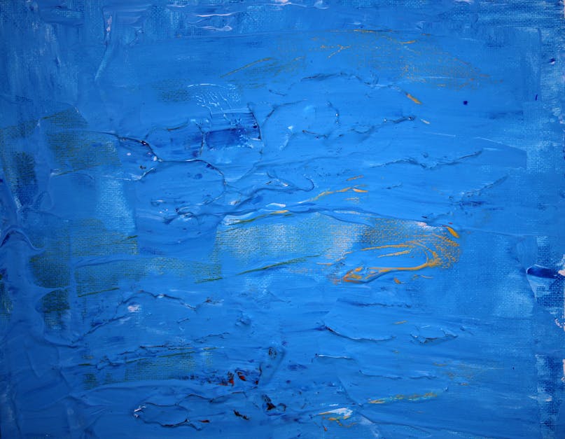 Blaue Abstrakte Malerei · Kostenloses Stock Foto