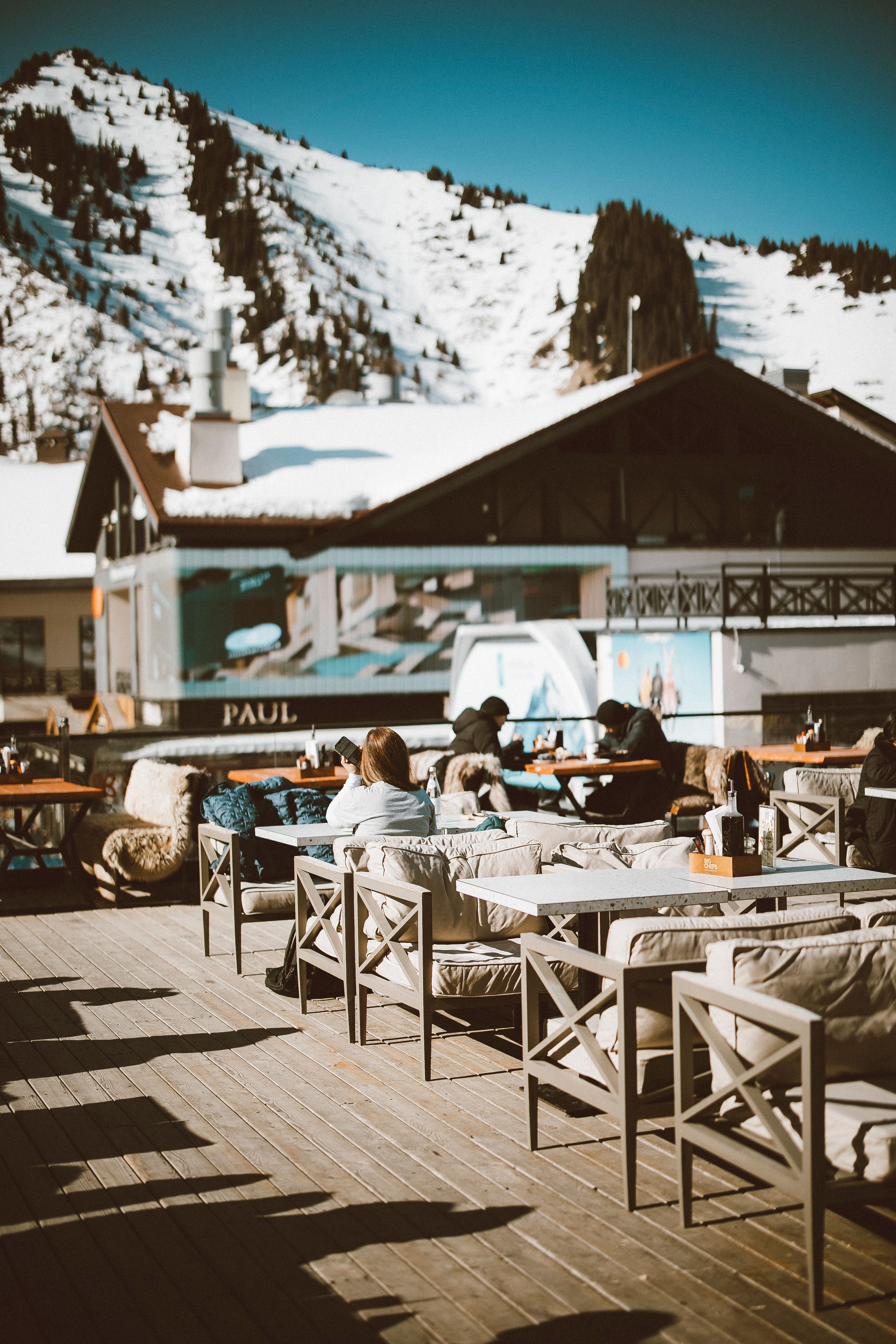 Winter Mountain Cafe in Almaty, Kazakhstan · Free Stock Photo