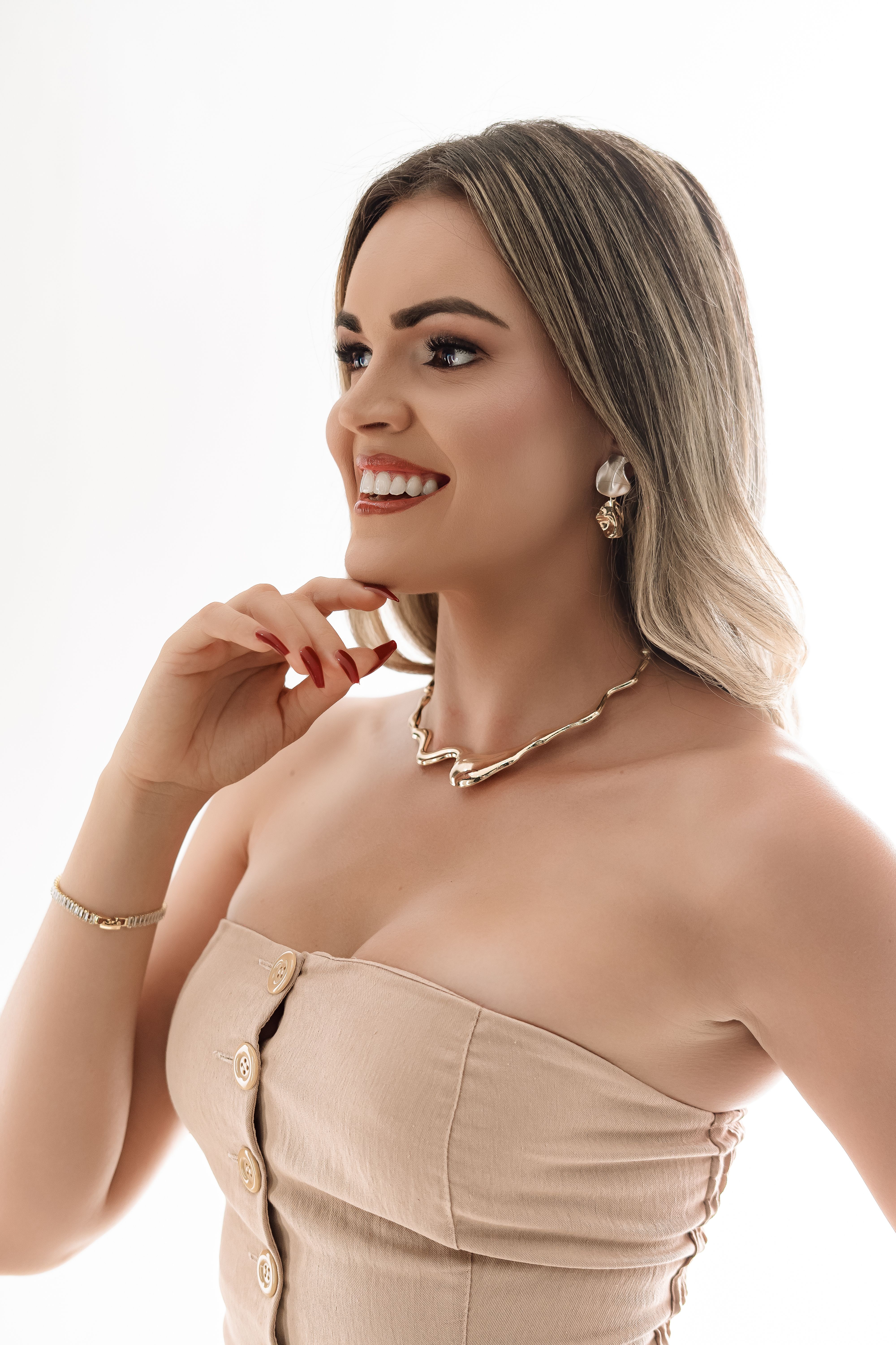 jewelry for beige dress Cute Pearl Drop Cream Earrings | Trendy Women's Jewelry