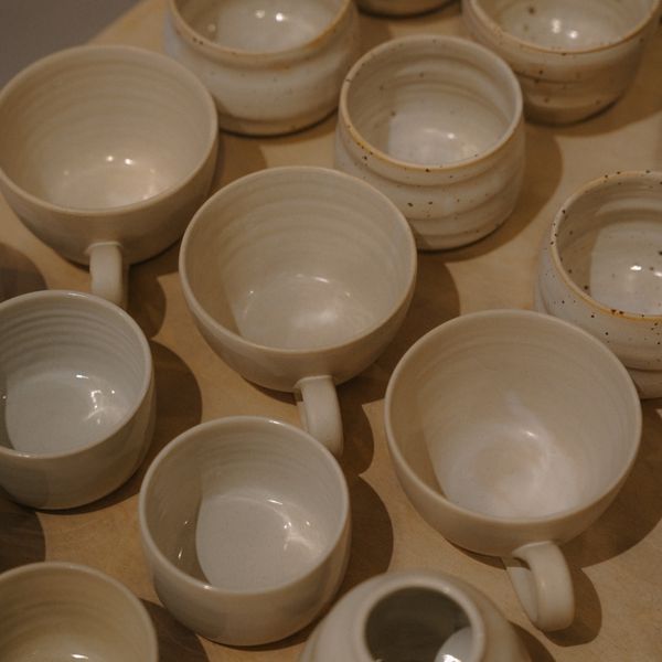Set of ceramic cups