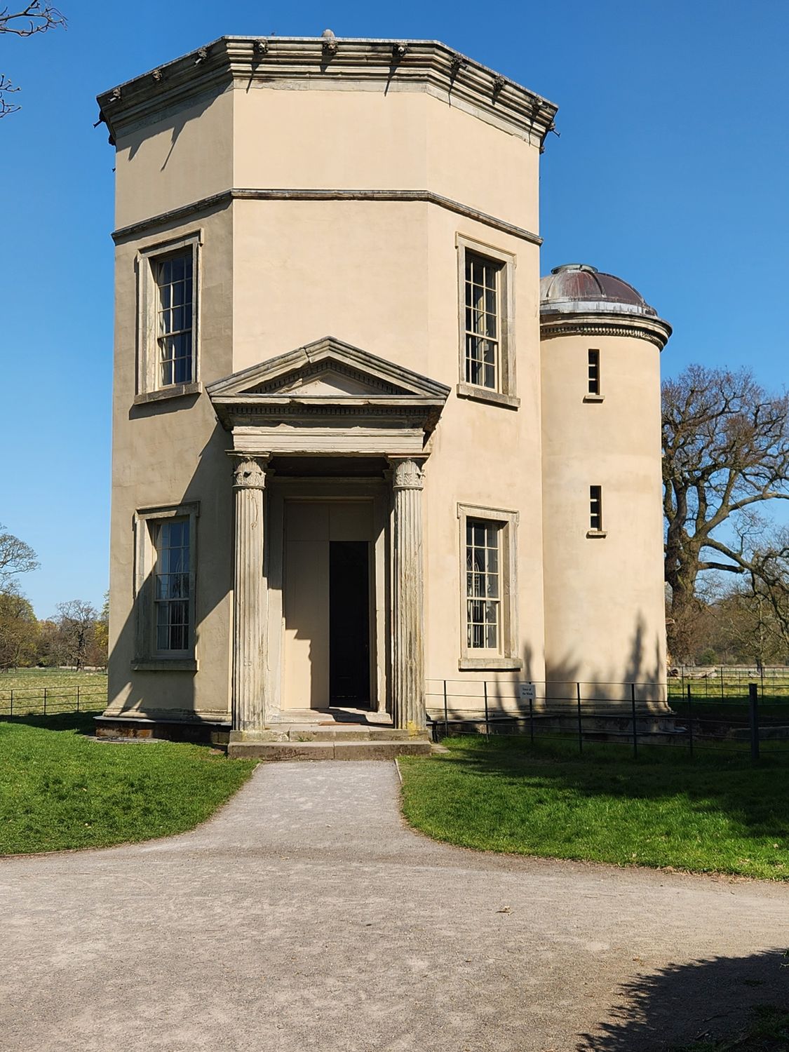 Historic Octagonal Tower in a Park Setting · Free Stock Photo