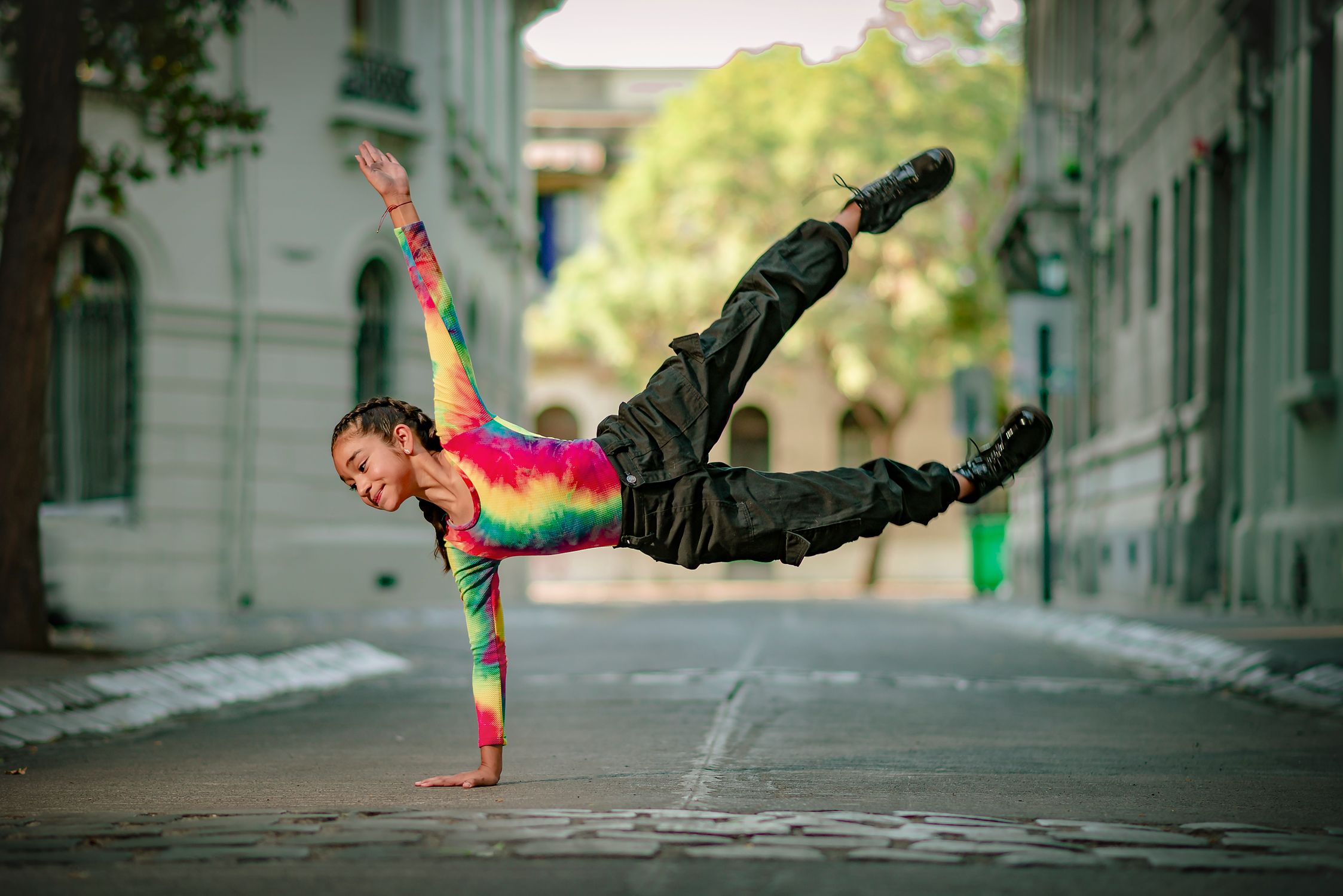 Street Dance Performance in Colorful Attire ยท Free Stock Photo