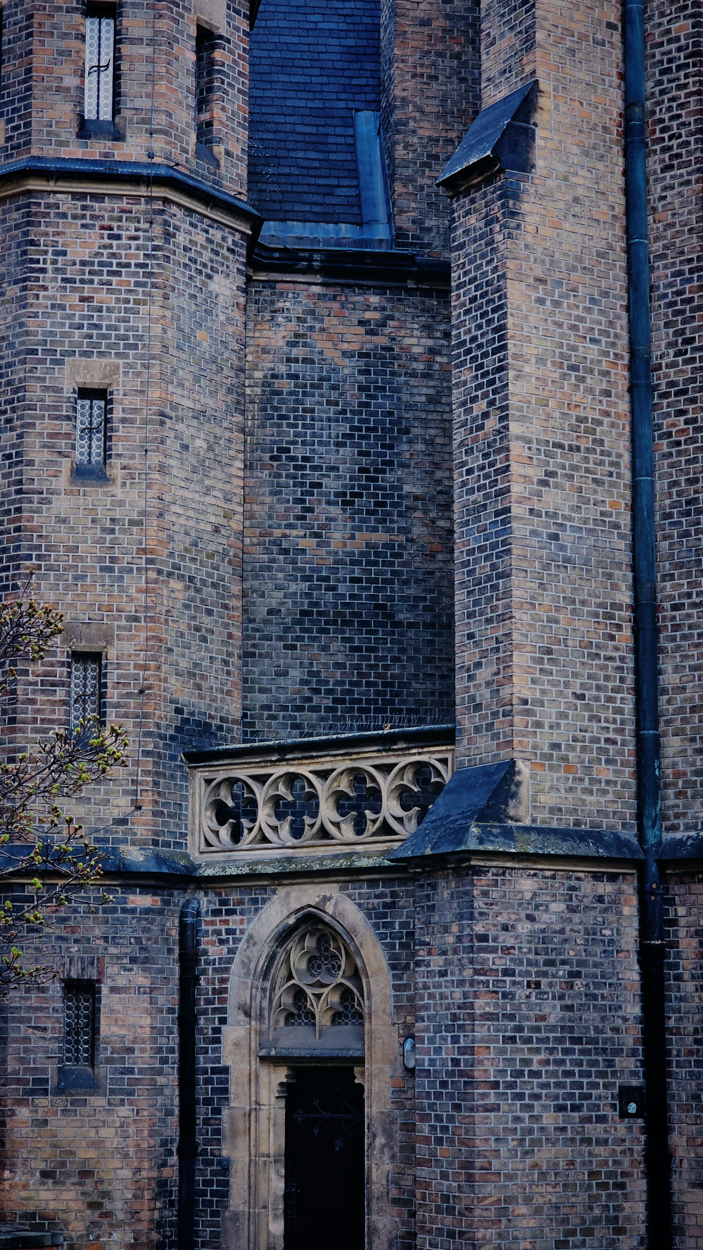 Historic Gothic Brick Architecture Facade · Free Stock Photo