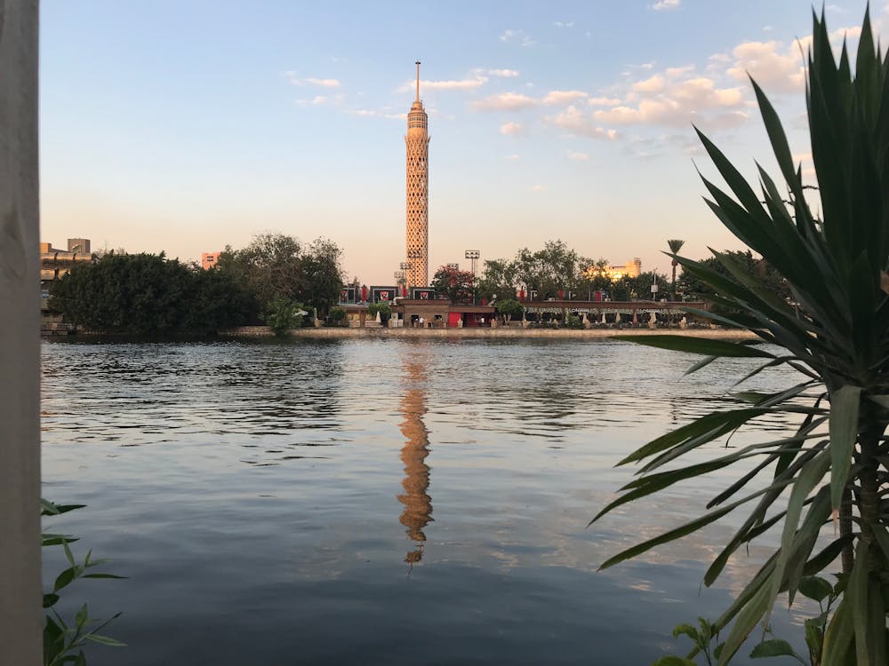 Photos gratuites de le nil, tour cairo