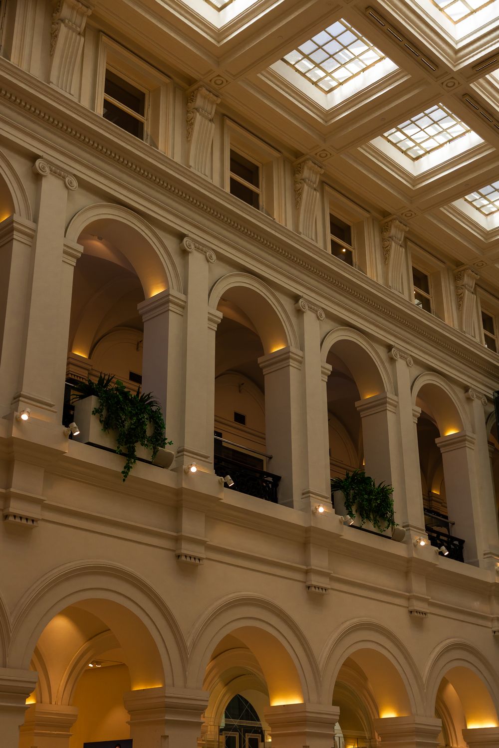 Classic Atrium Elegant Indoor Atrium with Classical Arches · Free Stock Photo
