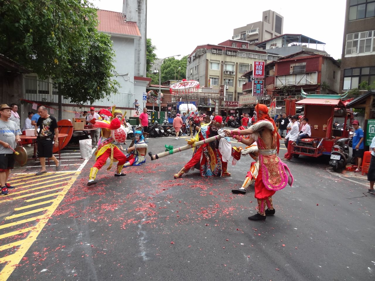 traditional street performance in vibrant costumes capturing a cultura