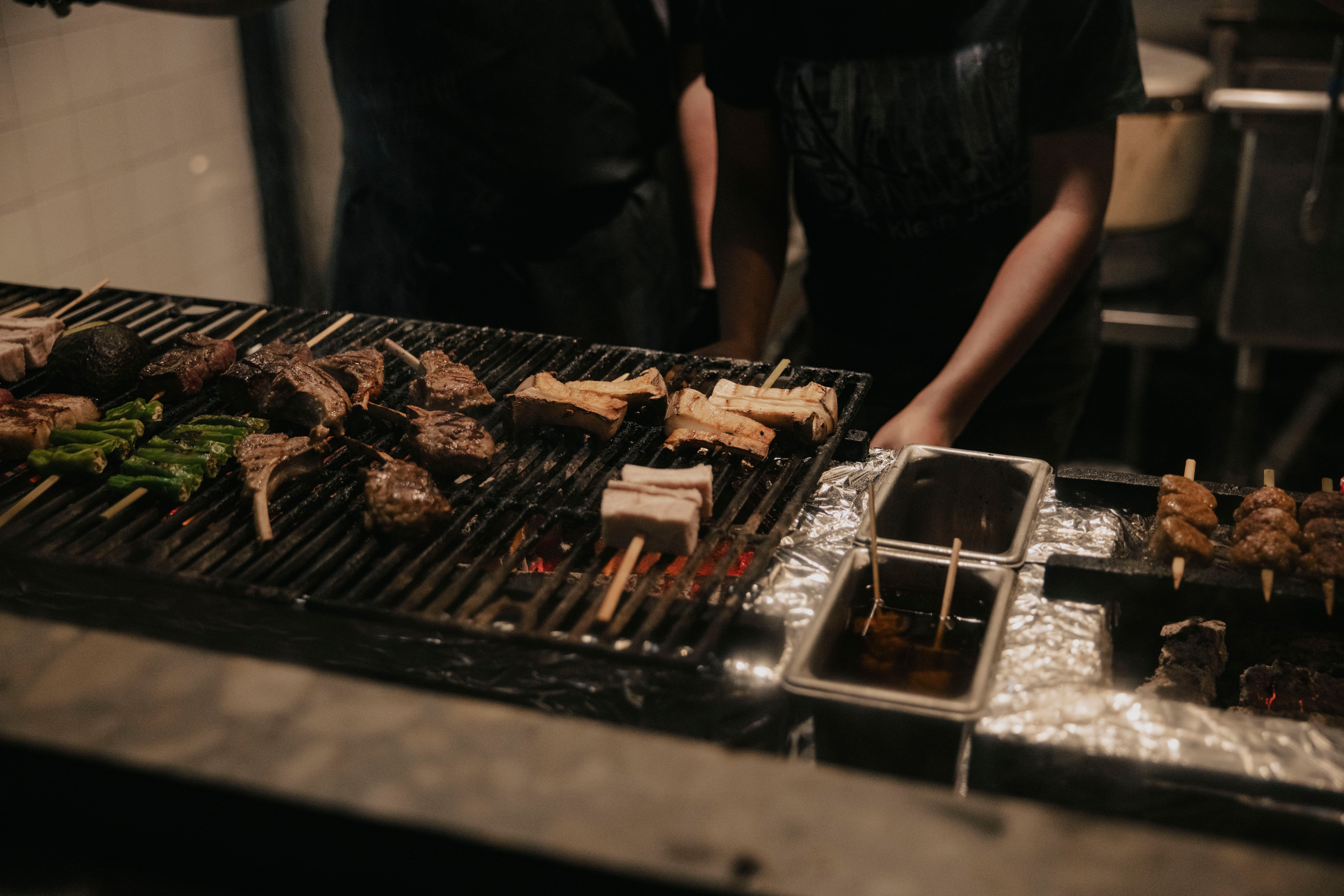 Blackened Kebab with Charred Lemon