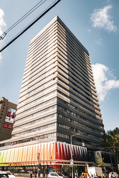 Free Contemporary office building in Melbourne, Australia on a sunny day. Stock Photo