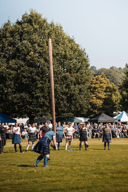 Scottish Highland Games Caber Toss Event · Free Stock Photo