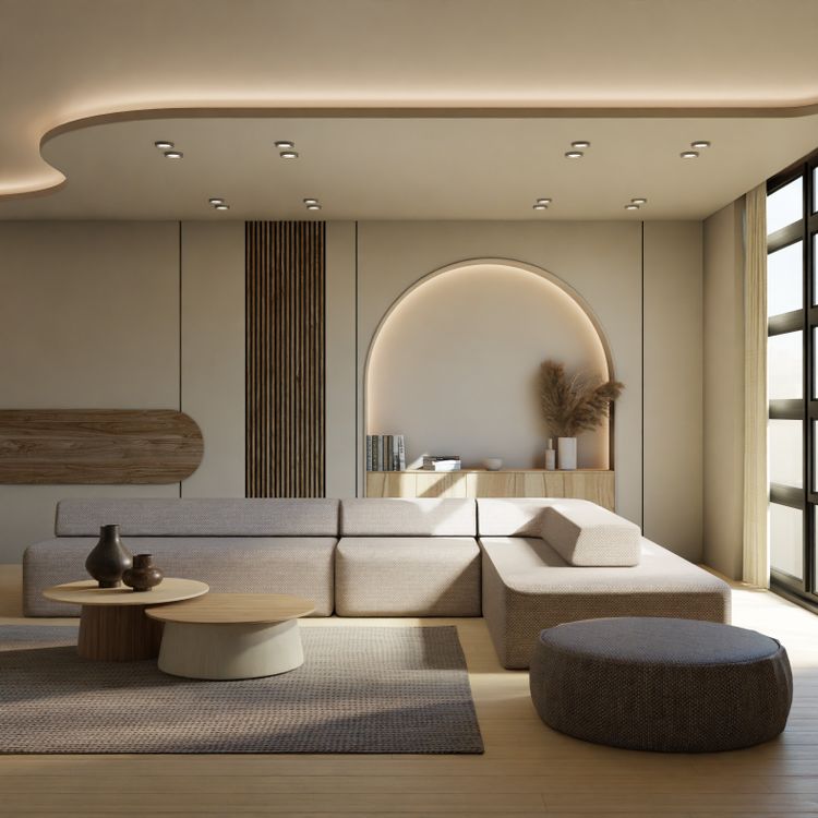 Modern Minimalist Living Room Interior Design · Free Stock Photo