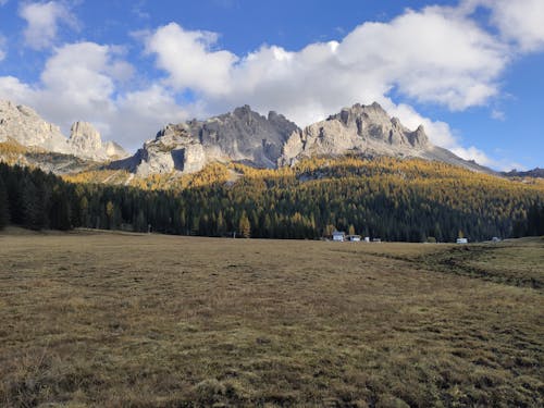 Houses Near the Mountain