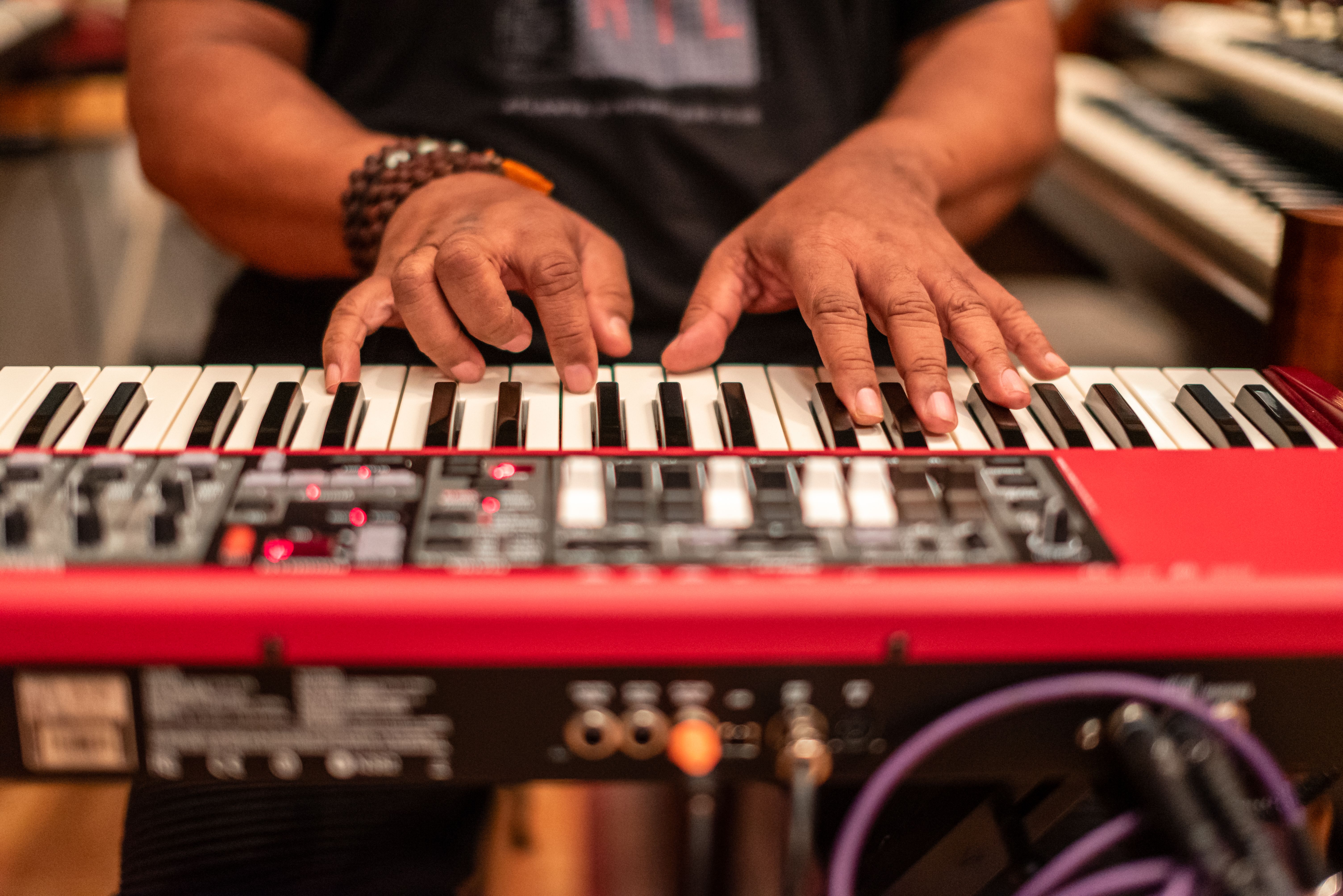 Piano recording setup