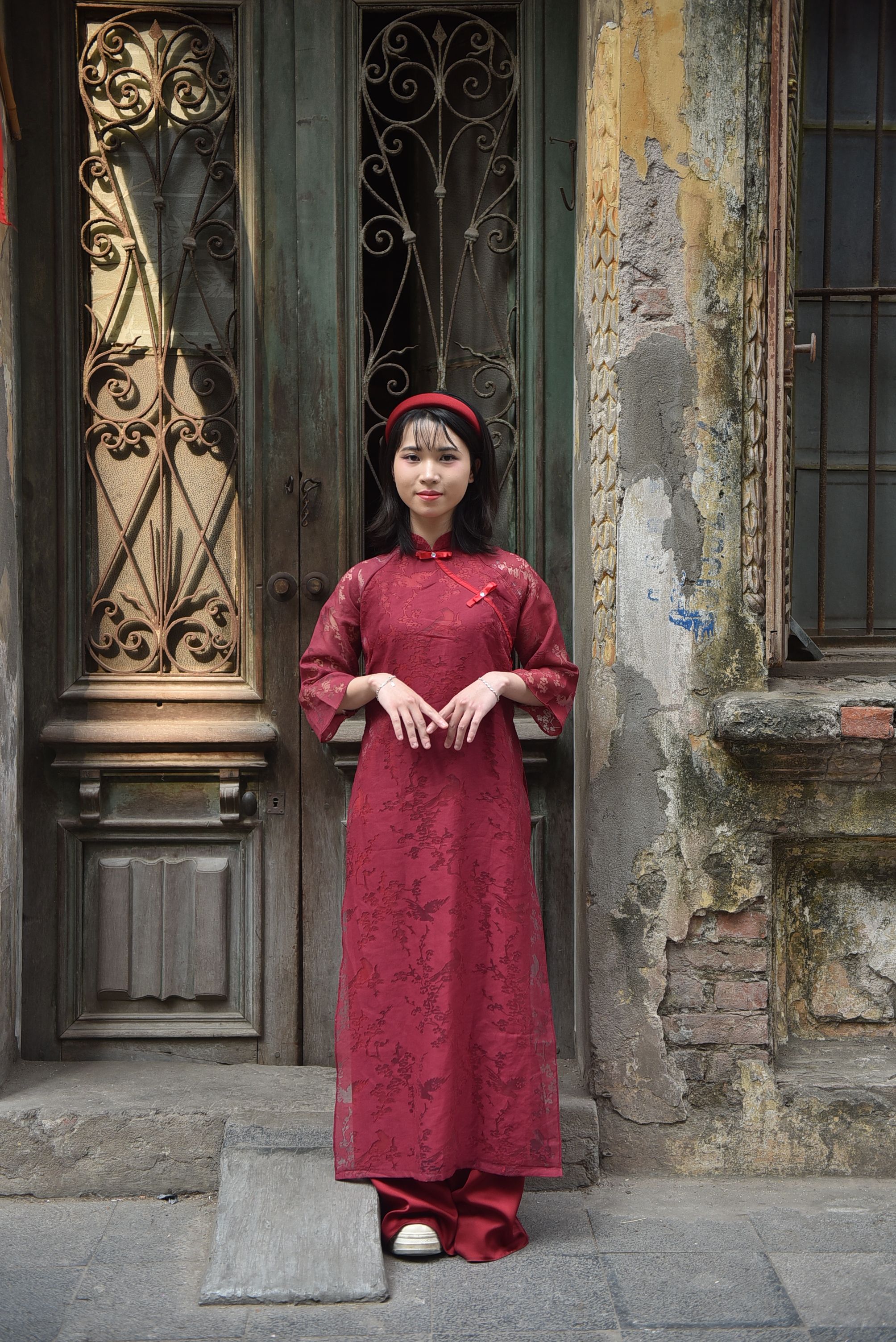 Elegant Portrait of Woman in Traditional Dress · Free Stock Photo