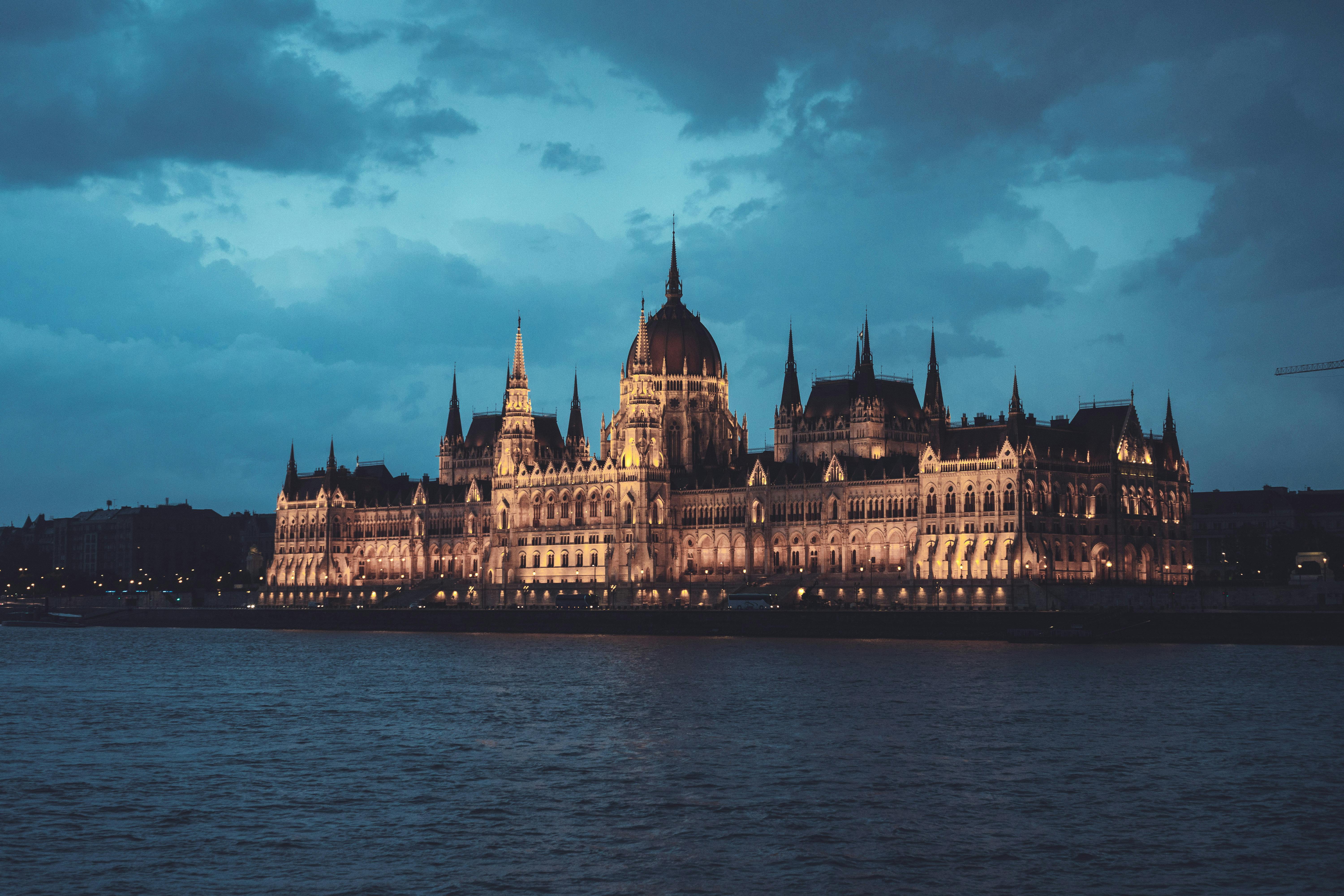 Parliament by Danube River in Budapest · Free Stock Photo