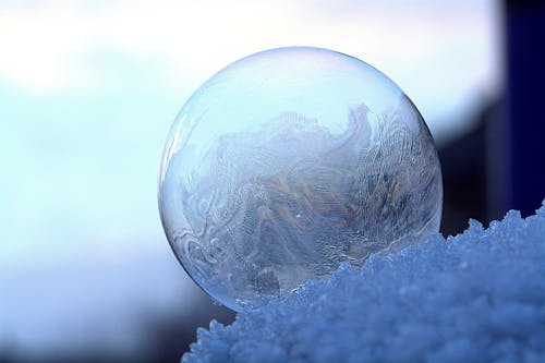 Free Close-up of Frozen Water Stock Photo