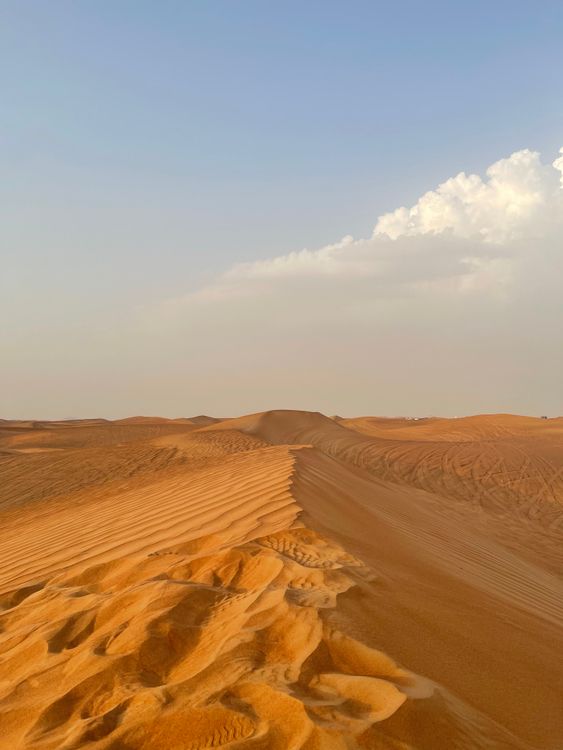 Vast Desert Landscape under Clear Sky · Free Stock Photo