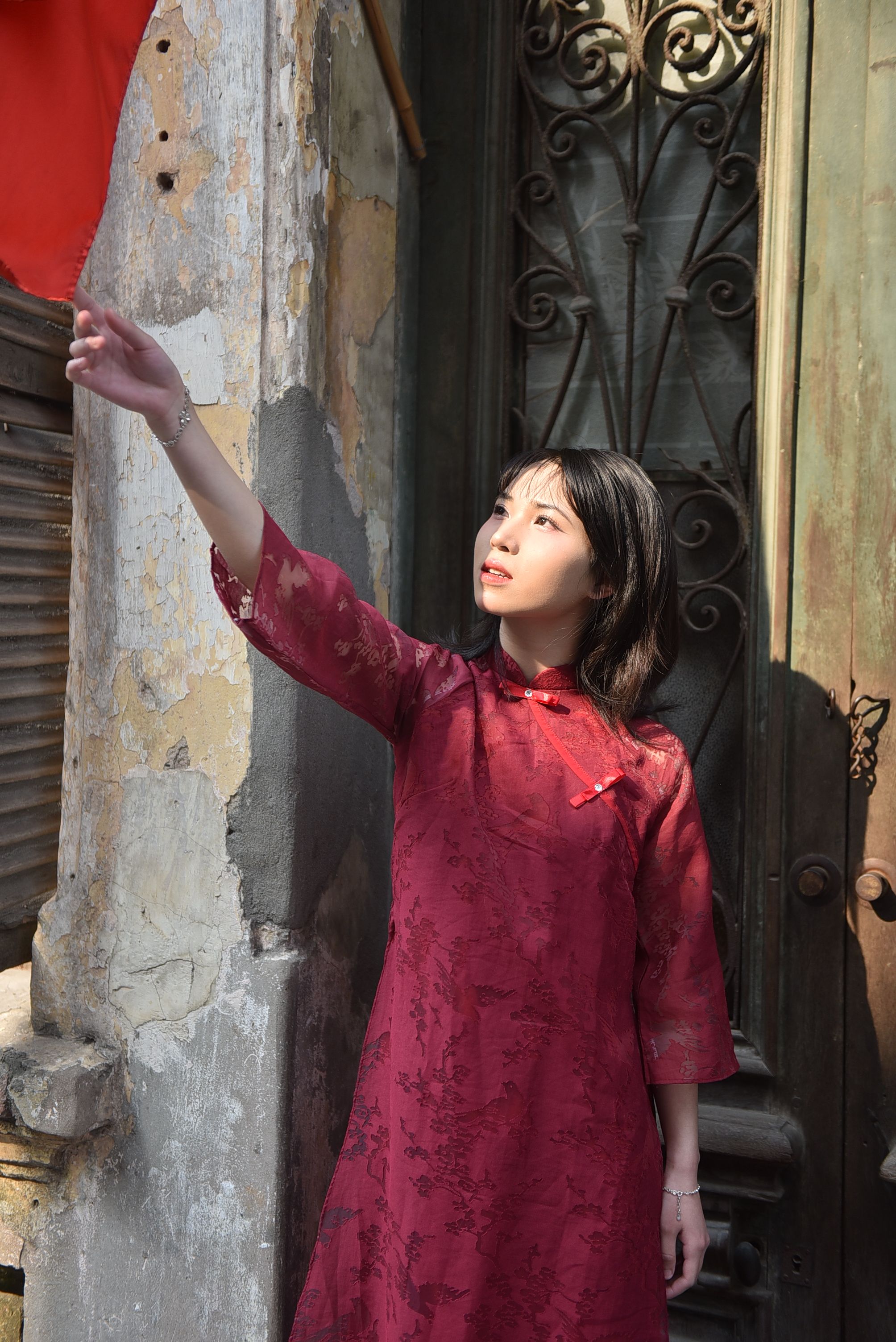 Young Woman in Traditional Dress Outdoors · Free Stock Photo