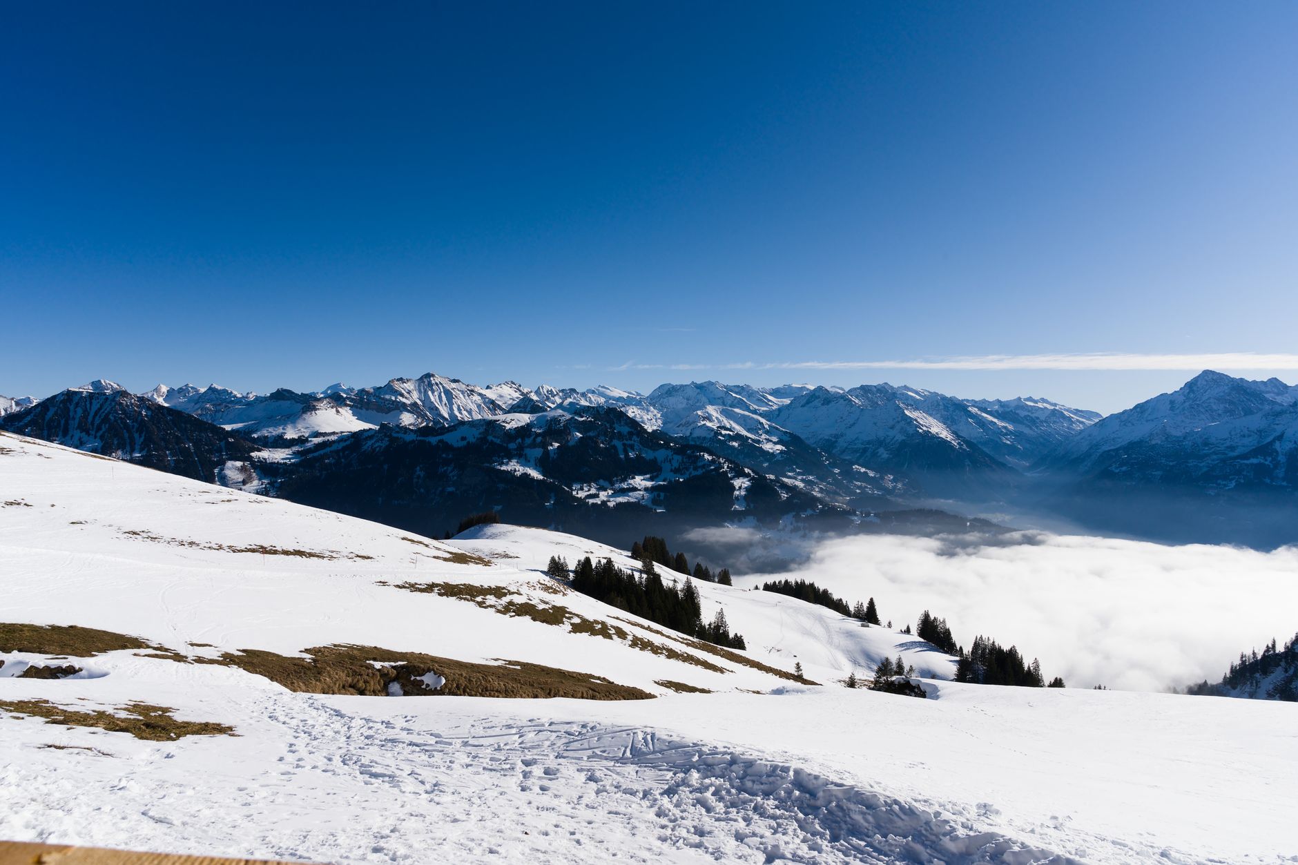 Premier cours de ski pour enfants à Villars