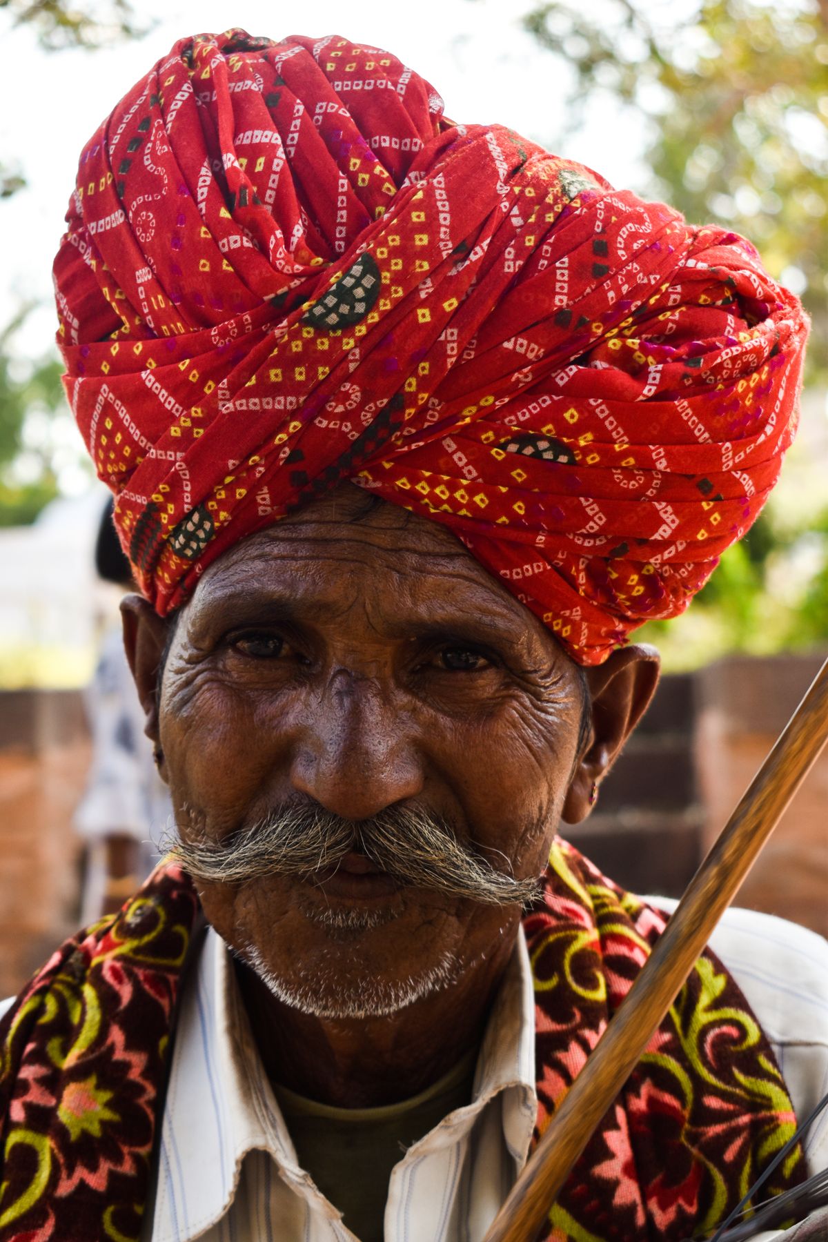 Portrait of Old Man in Traditional Turban · Free Stock Photo