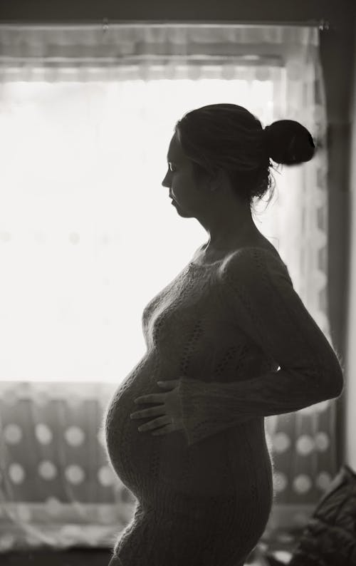 側面圖, 女人, 孕婦 的 免費圖庫相片