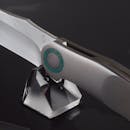 Sleek Modern Knife on Glass Stand