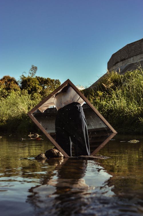 Porta Retrato Na água