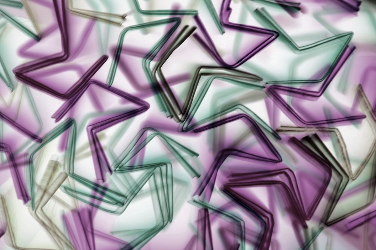 Multiple Overlay Patterns of a Colorful Design · Free Stock Photo
