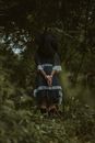 Woman Standing Under Tree