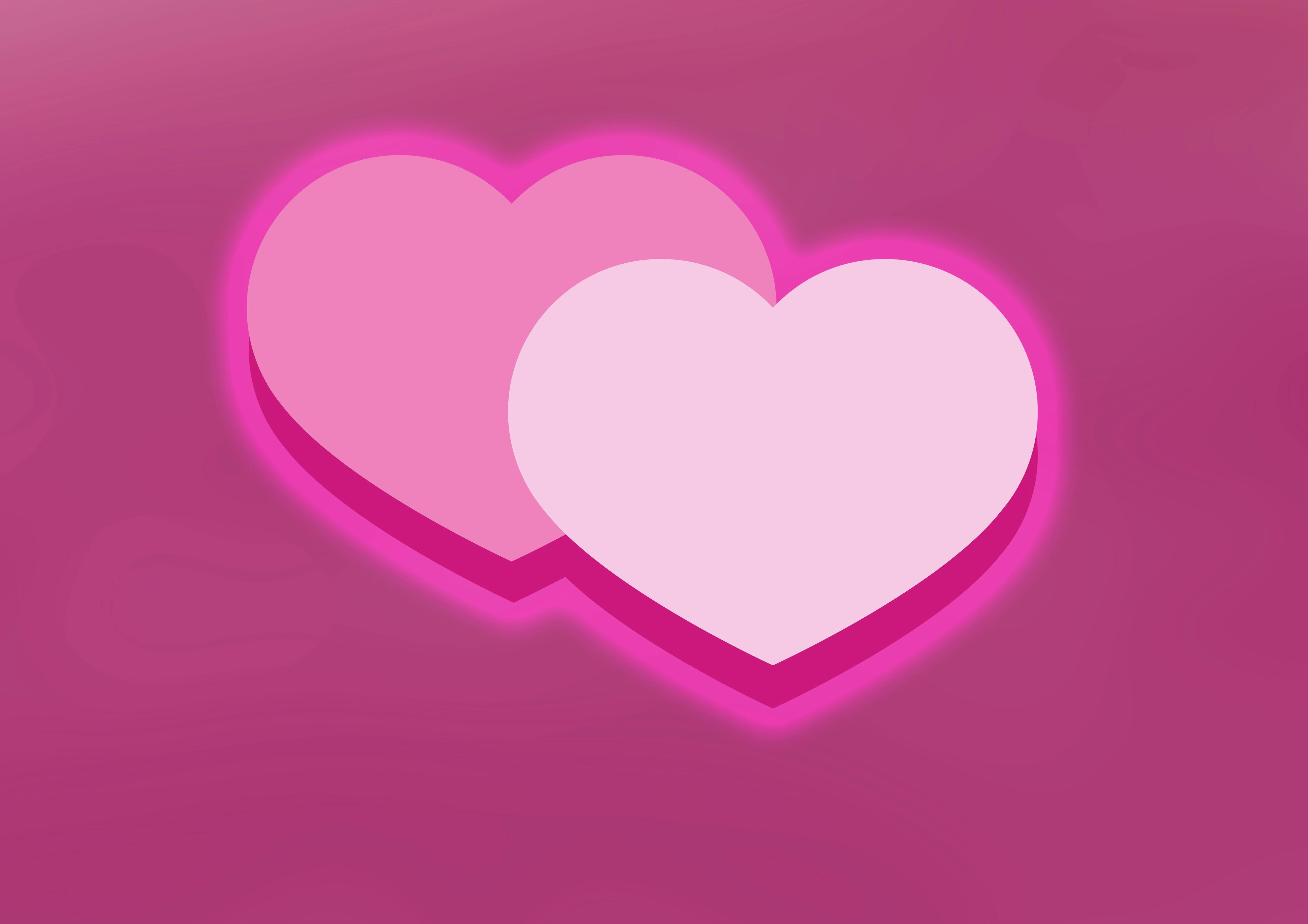 Free Stock Photo Of Background Declaration Of Love Double Heart