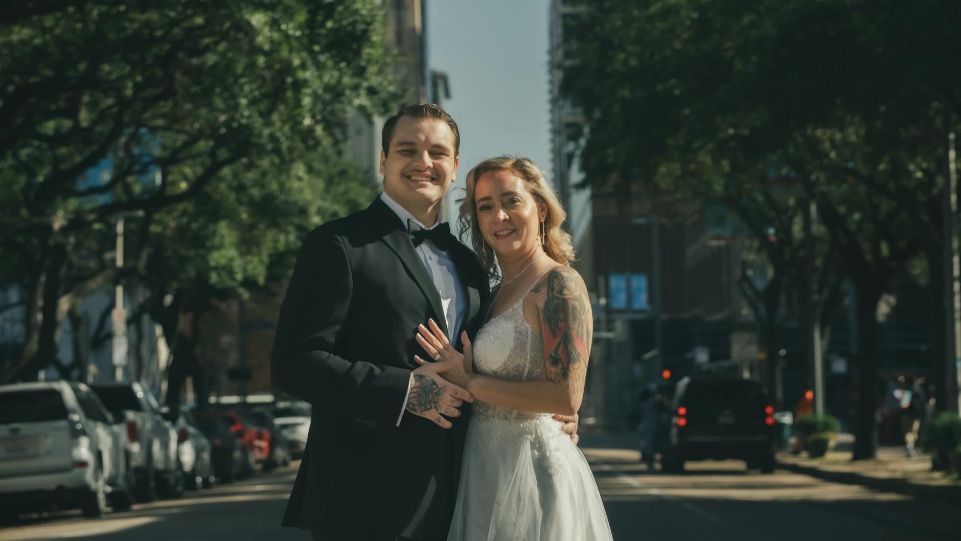 Bride and Groom in Texas elopement