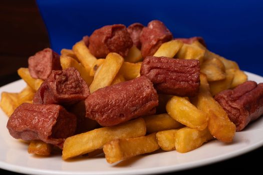 Puerto Rican Style Vienna Sausages Stewed With Potatoes