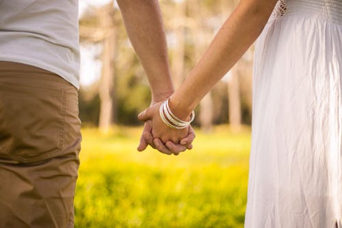 Free People Holding Hands Stock Photo